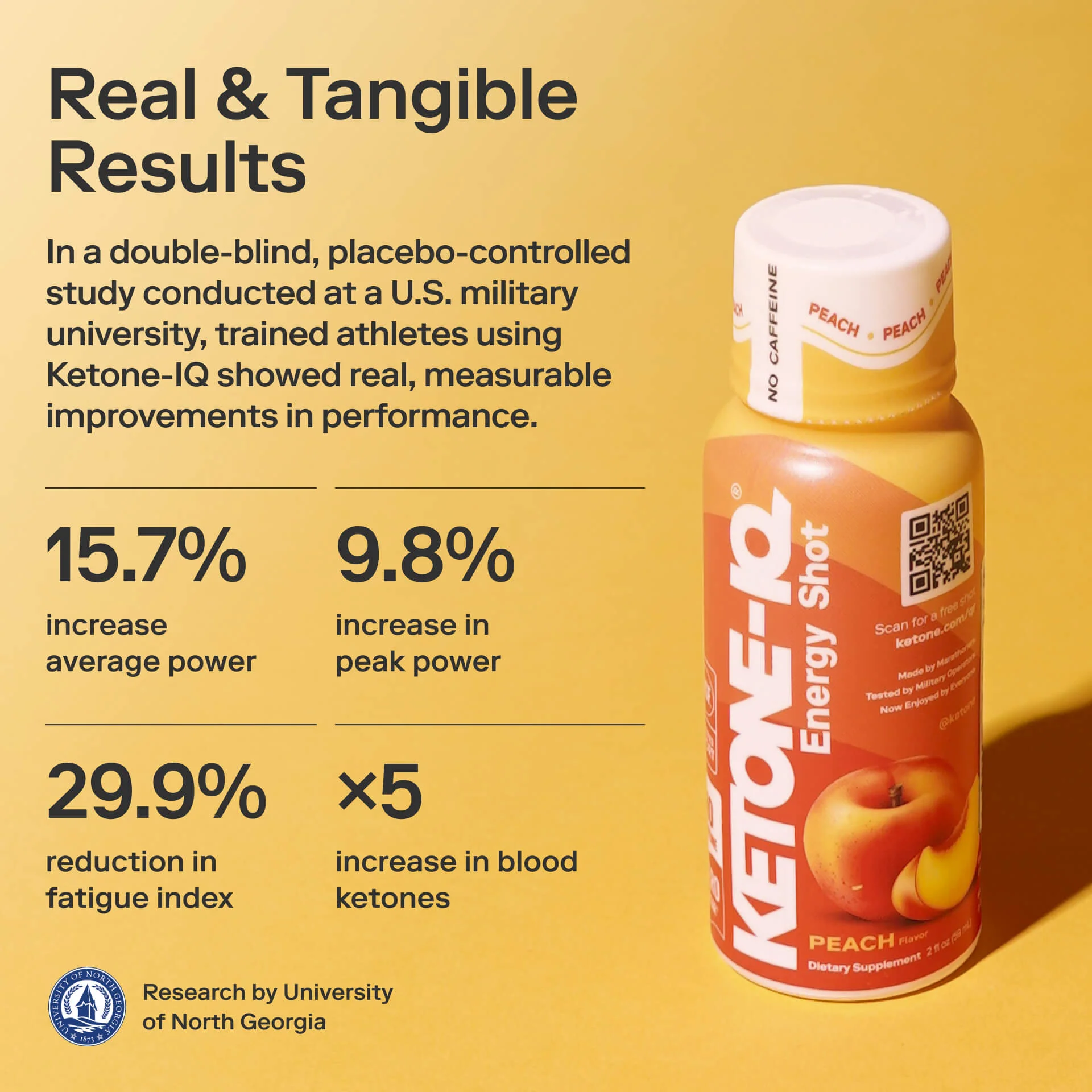 Ketone-IQ No Caffeine Shot Peach - Image 6