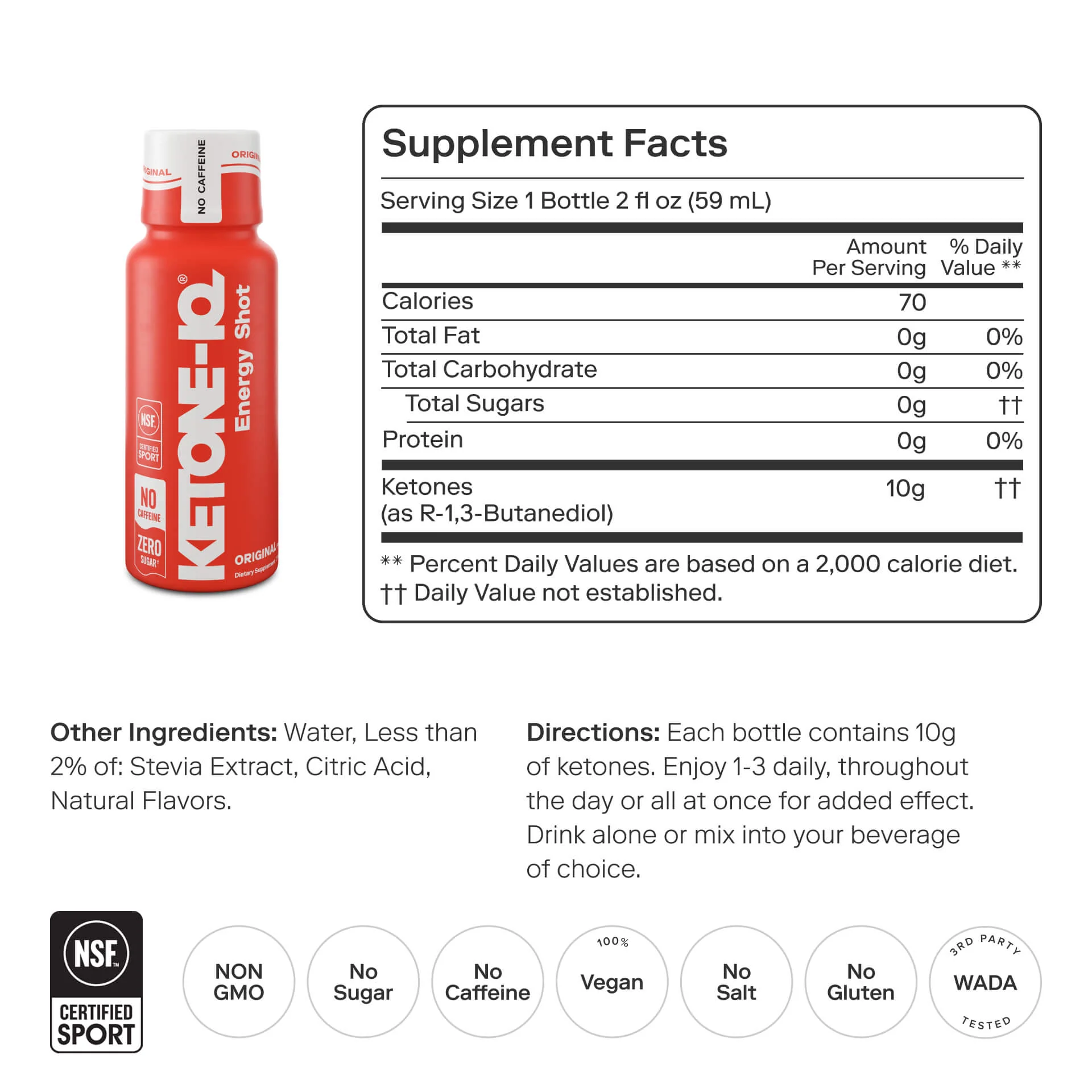 Ketone-IQ No Caffeine Shot Original - Image 5
